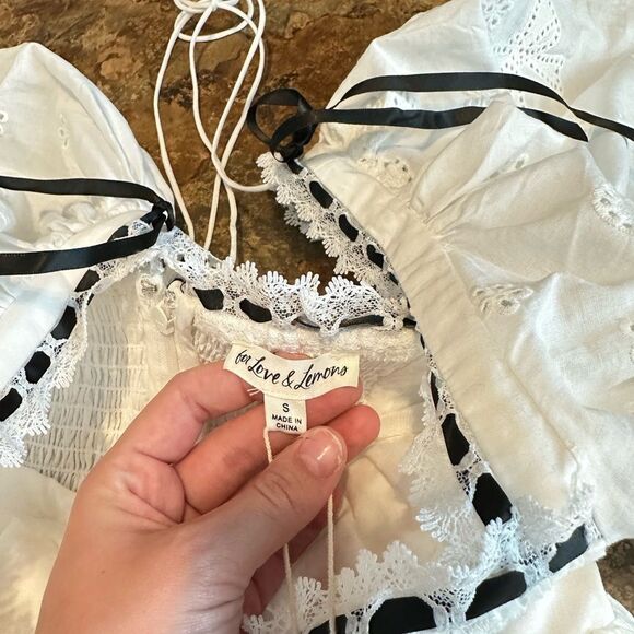 NWT FOR LOVE & LEMONS Ellis Mini Dress Size Small - Picture 8 of 13